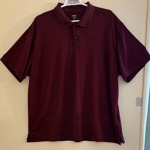 Reebok Golf Men's Burgundy Polo Shirt 3 XL Excellent Condition!!